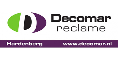 Logo van sponsor Decomar Reclame