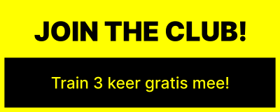 Join the Club. Je mag 3 keer gratis mee trainen.