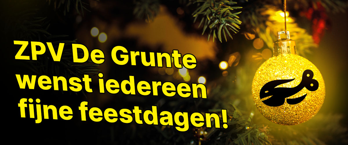 ZPV De Grunte wenst iedereen fijne feestdagen!