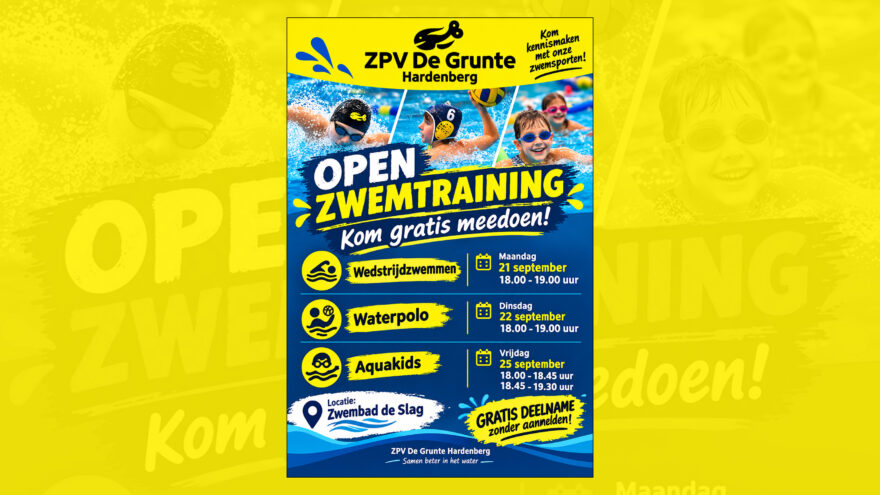 Open zwemtraining